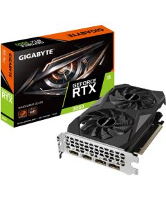 Graphics Card GIGABYTE NVIDIA GeForce RTX 3050 6 GB GDDR6 96 bit PCIE 4.0 16x Memory 14000 MHz GPU 1477 MHz Dual Slot Fansink 2xHDMI 2xDisplayPort GV-GV-N3050WF2OC-6GD_1.0