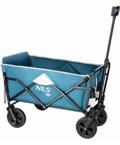 Saliekami kempinga ratiņi NC1606 FOLDING WAGON GREEN-GRAY NILS CAMP