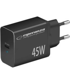 Esperanza EZC108K mains charger 45W Black