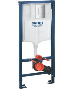 Grohe komplekts - rāmis podam 3-1, taustiņš Even hroms 38966000, stiprinājumi, 500x230 mm, h=1130 mm