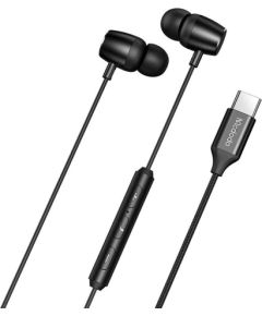 Mcdodo HP-1050 in-ear, wired headphones, USB-C (black)