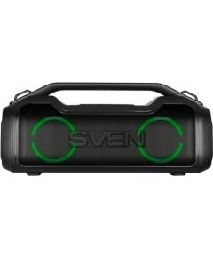 SVEN PS-390, black, Bluetooth, 50W, Waterproof, power bank, TWS.