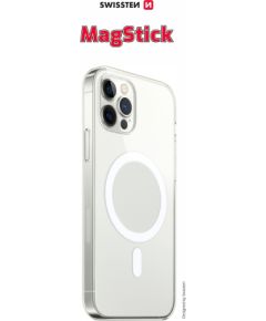 Swissten Clear Jelly MagStick Back Cace Защитный Чехол для Apple iPhone 15 Plus