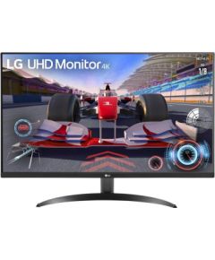 LCD Monitor LG 31.5" 4K Panel VA 3840x2160 16:9 4 ms Speakers Swivel Pivot Height adjustable Tilt Colour Black 32UR550-B