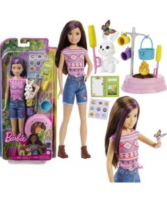 Lalka Barbie Mattel Kemping - Skipper i zwierzątko (HDF69/HDF71)