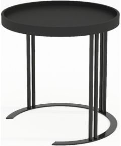 Side table KEIRA D50xH50cm, black