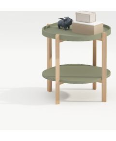 Side table NORAH 50x50xH55cm, green