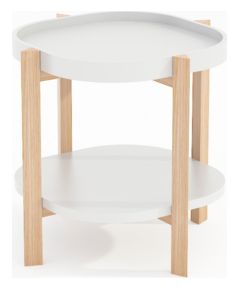 Side table NORAH 40x40xH60cm, white