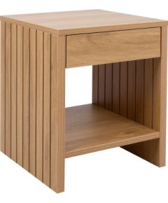 Nightstand SUNNY with drawer 40x40xH50cm, melamine oak