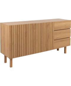 Sideboard SUNNY 150x40xH80cm, melamine oak