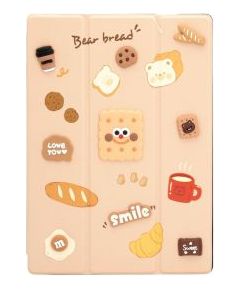 iLike Samsung  Galaxy Tab A8 10.5 (2021) Tablet Case Design SM-X200/SM-X205 Design Beige