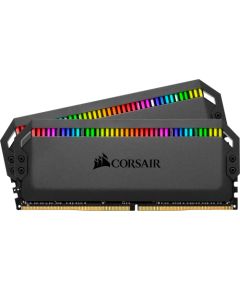 Corsair DDR4 32 GB 3200-CL16 - Dual-Kit - Dominator Platinum RGB Black