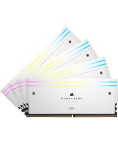 Corsair DDR5 - 64GB - 6000 - CL - 36 (4x 16 GB) quad kit, RAM (white, CMP64GX5M4B6000C36W, Dominator Titanium, INTEL XMP)