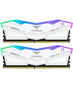 Team Group DDR5 32GB - 7800 - CL - 38 - Dual-Kit - DIMM - FF4D532G7800HC38DDC01, Delta RGB, XMP, white