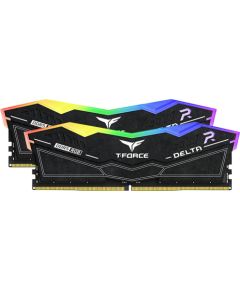 Team Group DDR5 32GB - 5200 - CL - 40 - Dual-Kit - DIMM -FF3D532G5200HC40CDC01, Delta RGB, XMP, black