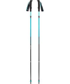 Black Diamond Distance Carbon Z Trekking poles, fitness equipment (turquoise, 1 pair, 120 cm)