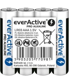 Alkaline batteries AAA / LR03 everActive Pro 4 pcs