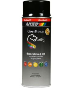 Krāsot Motip Spray Color Crafts; 400 ml; melns