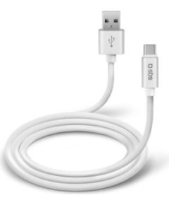 Data Cable USB 2.0 to Type-C 1m Polo Collection By SBS White