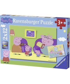 Ravensburger Puzzle: Peppa Pig (2x12pcs) (7596)