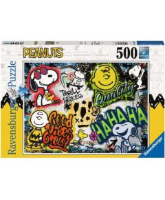 Ravensburger Puzzle: Peanuts  Snoopy Graffiti (500pcs) (17538)