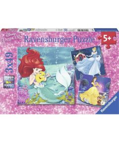 Ravensburger Puzzle: Disney Princess - Princesses Adventure (3X49pcs.) (09350)