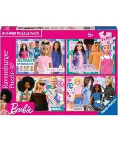 Ravensburger Puzzle: Barbie Bumper Puzzle Pack (4x100pcs) (12001077)