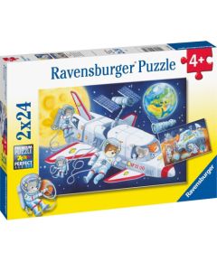 Ravensburger Puzzle: Animals in Space (2x24pcs) (05665)