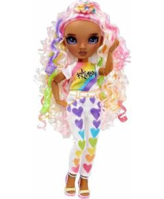 MGA Rainbow High: Color  Create DIY Fashion Doll - Purple Eyes/Curly Hair (594147EUC)