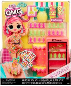 MGA L.O.L. Surprise!: O.M.G. Sweet Nails™ - Pinky Pops Fruit Shop Doll (503842-EUC)