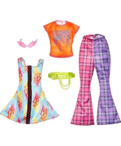 Mattel Μattel Barbie: Fashions 2-Pack Clothing Set - Rocker-Themed Fashion and Accessory (HJT34)