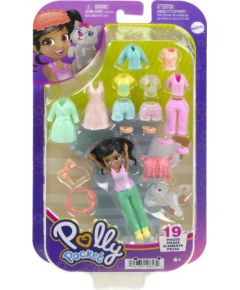 Mattel Polly Pocket: Medium Pack - Relaxation at Home Doll with Pet (HKV92)