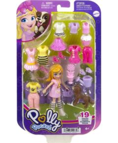 Mattel Polly Pocket: Medium Pack - Flowers Doll with Pet (HKV89)