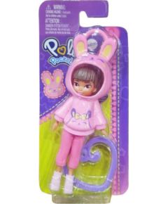 Mattel Polly Pocket: Friend Clips Doll with Hoodie Bunny (HRD63)