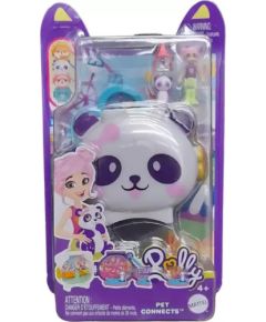 Mattel Polly Pocket Mini: Pet Connects - Panda Compact Playset (HRD38)