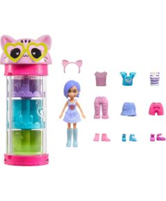 Mattel Polly Pocket - Style Spinner Fashion Closet Cat (HKW07)