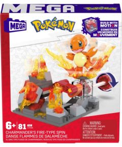 Mattel Mega Pokemon Adventure Builder: Charmanders Fire-Type Spin (HTH86)