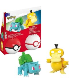 Mattel Mega Pokemon - Bulbasaur  Psyduck Pokeballs (HXP14)