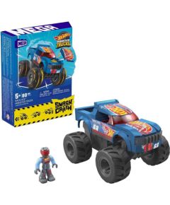 Mattel Mega Hot Wheels Monster Trucks: Smash  Crash - Race Ace Monster Truck (HMM49)