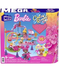 Mattel Mega  Barbie: Color Reveal - Train N Wash Pets (HHP89)