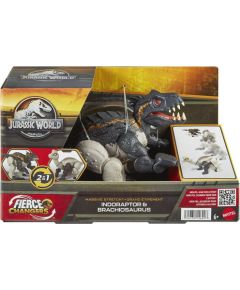 Mattel Jurassic World: Fierce Changers Massive Stretch - Indoraptore  Brachiosaurus (HPD35)