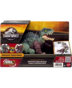 Mattel Jurassic World: Fierce Changers Massive Stretch - Giganotosaurus  Nasutoceratops (HPD34)