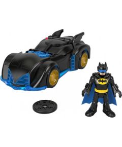 Mattel Imaginext: DC Super Friends - Shake  Spin Batmobile and Batman Figure Set (HRP08)