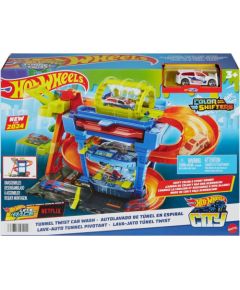 Mattel Hot Wheels® City: Color Shifters - Tunnel Twist Car Wash Playset (HTN80)