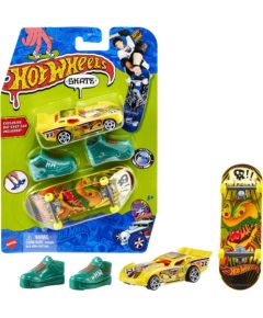 Mattel Hot Wheels: Skate - Maximum Leeway Car  Ferocious Foods Tony Hawk Fingerboard Set (HGT78)