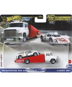 Mattel Hot Wheels: Premium Car Culture Team Transport - 66 Porsche 906 Carrera 6 Carry On (HRV47)