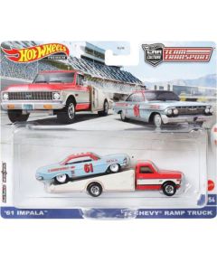 Mattel Hot Wheels: Premium Car Culture Team Transport - 61 Impala  72 Chevy Ramp Truck (HKF40)