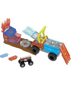 Mattel Hot Wheels: Monster Trucks Arena Smashers Color Shifters - 5-Alarm Rescue (HPN73)