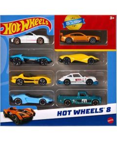 Mattel Hot Wheels: Hot Wheels 8 - Random Vehicles Set (HPV78)