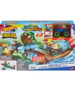 Mattel Hot Wheels Monster Trucks: Color Shifters - Swamp Chomp Playset (HGV14)